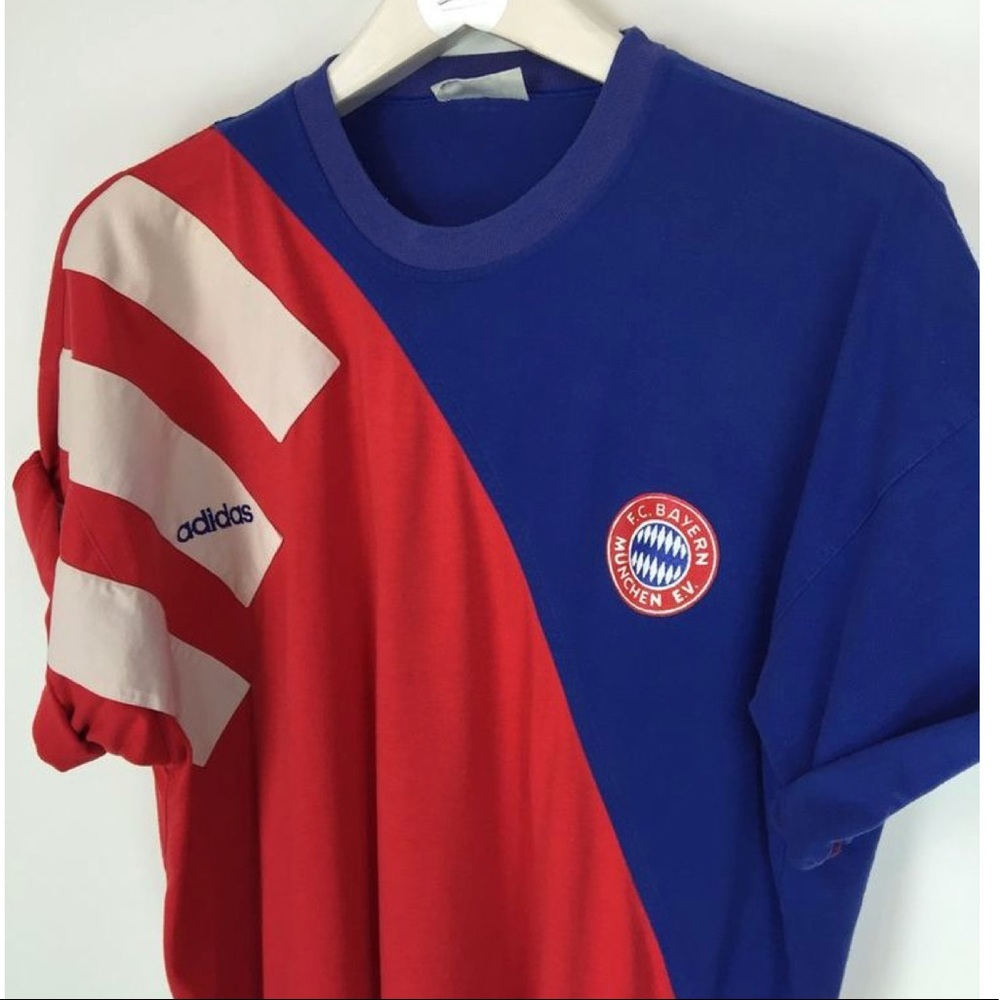 NWT Vintage 80s adidas FC Bayern Munich T-shirt